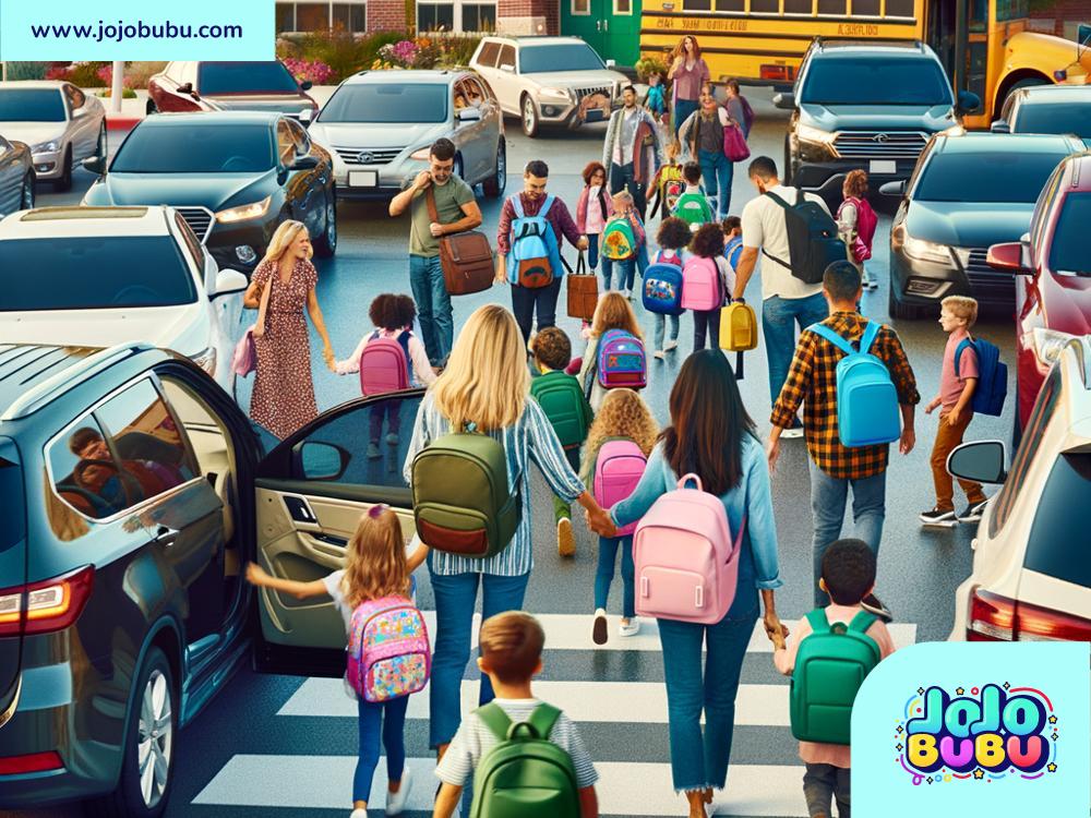 School drop-offs and pick-ups