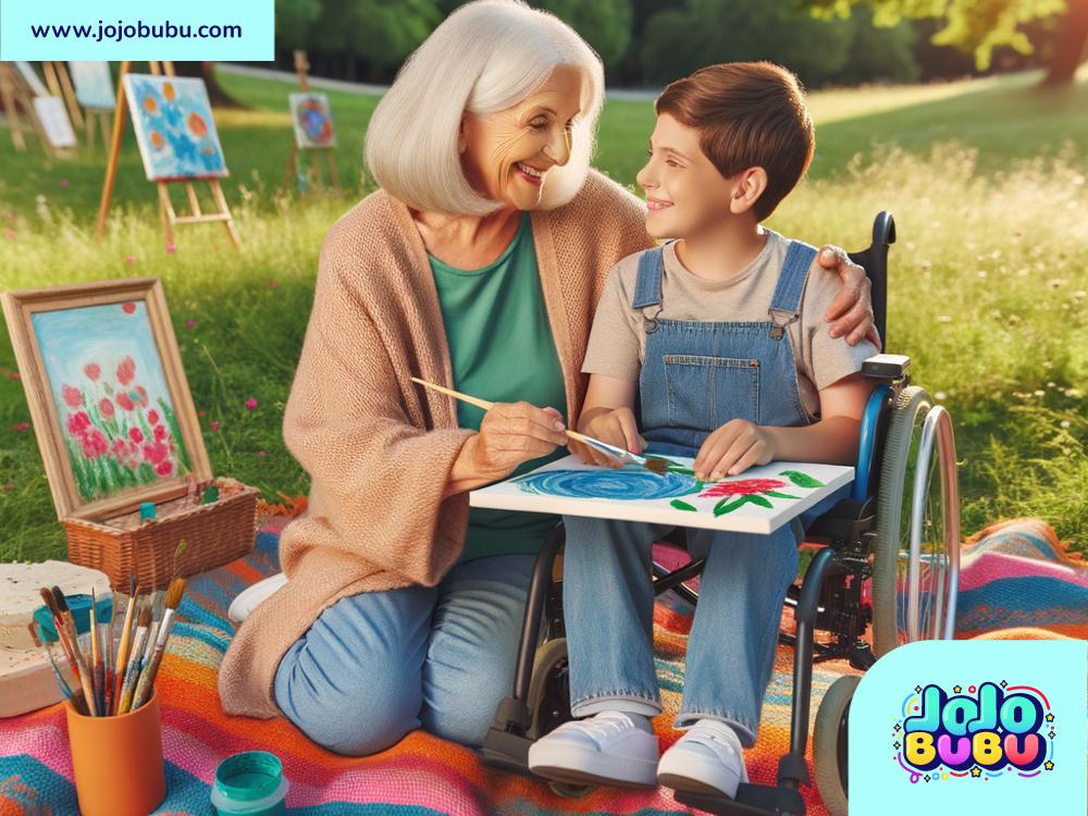 Special activities for differently-abled grandchildren